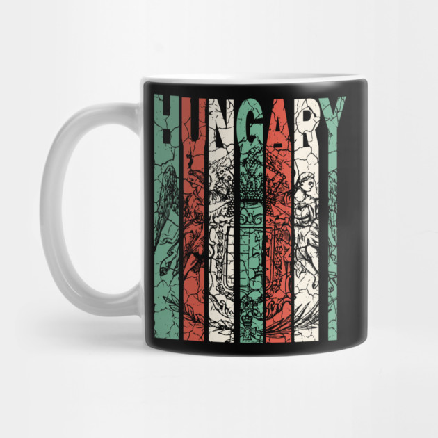 Hungary Flag - Pastel Retro Badge by TuncGK