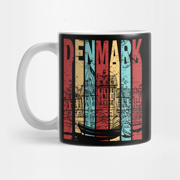 Retro Pastel Denmark Flag by TuncGK