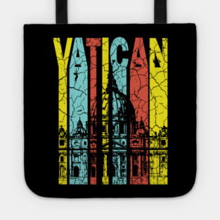 Vatican Retro Pastel - St. Paul's Cathedral Tote