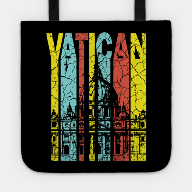 Vatican Retro Pastel - St. Paul's Cathedral Tote by TuncGK