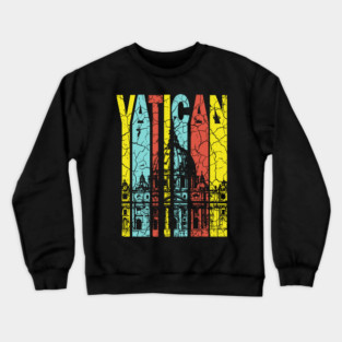Vatican Retro Pastel - St. Paul's Cathedral Crewneck Sweatshirt