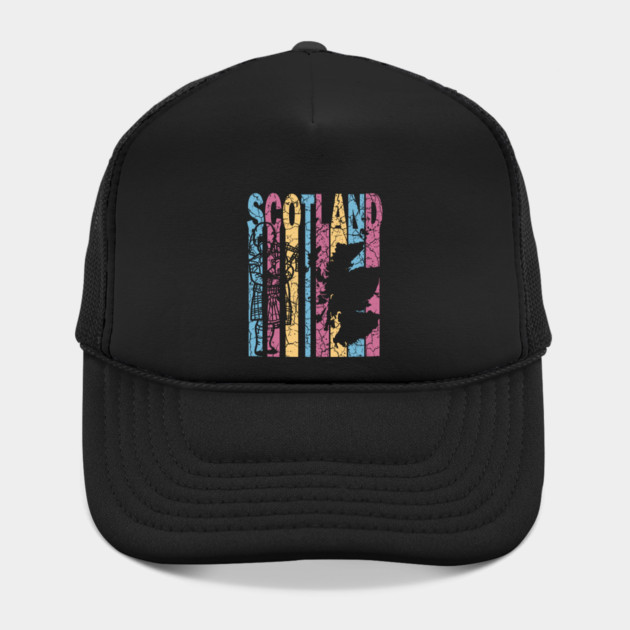 Scotland Retro Pastel Map & Flag by TuncGK