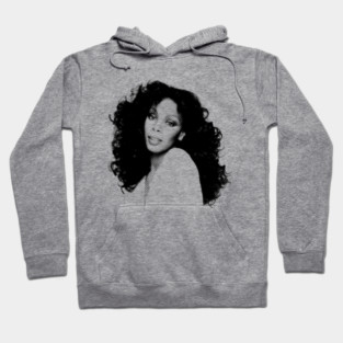 Donna Summer Vintage 80s 90s - Halftone Style Hoodie