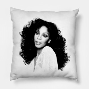 Donna Summer Vintage 80s 90s - Halftone Style Pillow
