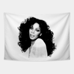 Donna Summer Vintage 80s 90s - Halftone Style Tapestry