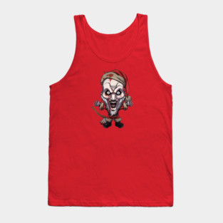 Art the 'Holiday' Clown Tank Top