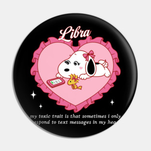 libra cartoon puppy dog Pin