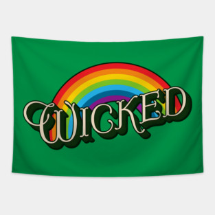 Wicked Title Tapestry