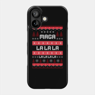 MAGA-la-la-la Funny Donald Trump Christmas Phone Case