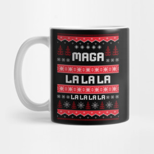 MAGA-la-la-la Funny Donald Trump Christmas Mug