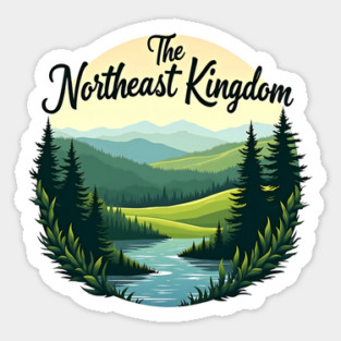Scenic Northeast Kingdom Landscape Design – Nature-Inspired Artwork Magnet