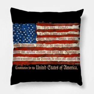 WE THE PEOPLE preamble Pillow