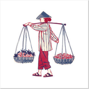 People of Vietnam - Street Vender Posters and Art