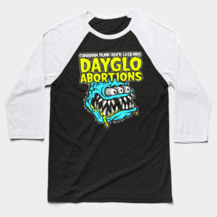 Dayglo Abortions Canadian Punk Rock Legends Baseball T-Shirt