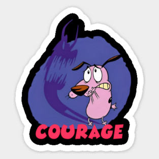 courage Sticker