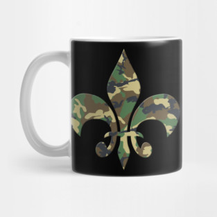 CAMO Fleur Del Lis NOLA New Orleans Mug