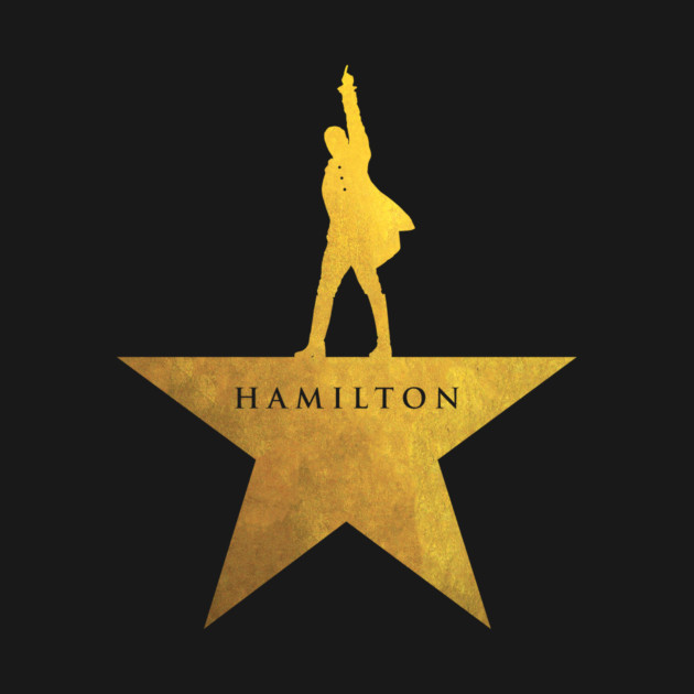 HaMiltoN BroAdway GoLd Star American Musical T-Shirt
