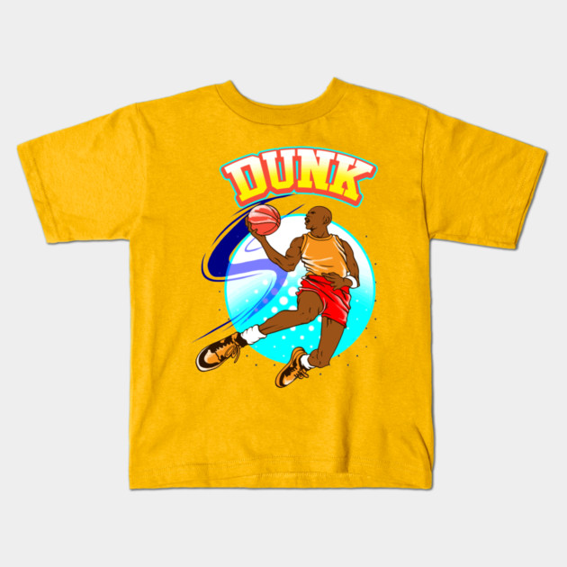 Dunk Basketball Kids T-Shirt by Urbanprint