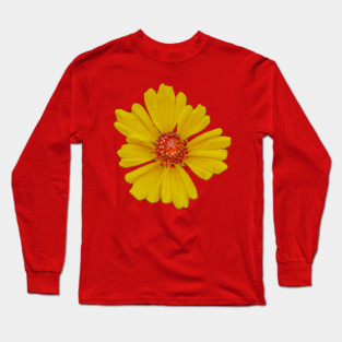 Yelow daisy like flower Long Sleeve T-Shirt