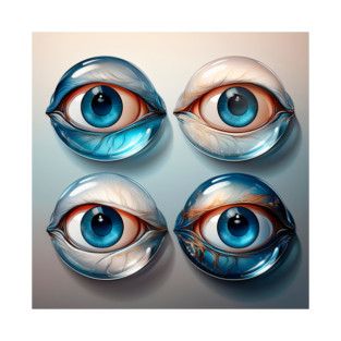 Surreal Eyes Artwork T-Shirt