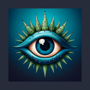 Surreal Eye with Spiky Eyelashes T-Shirt