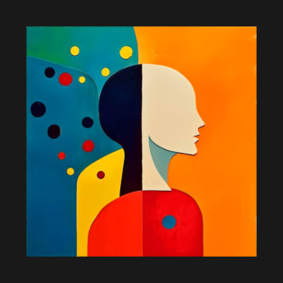 Abstract Profile Portrait T-Shirt