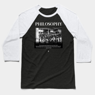 George Carlin Philosophy Baseball T-Shirt