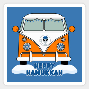 Heppy Hanukkah Sticker