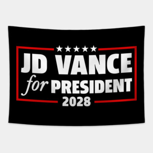 JD Vance For President 2028 Tapestry