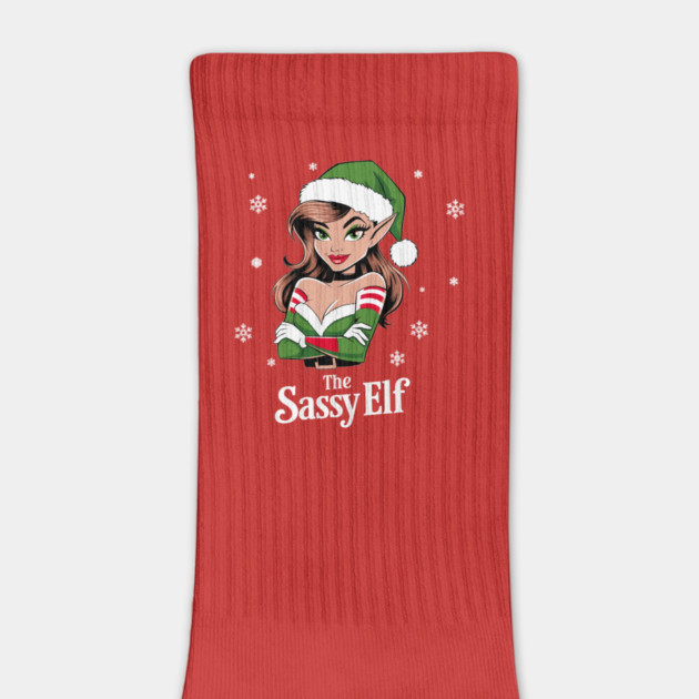 Sassy Christmas Elf Playful Attitude by Anticorporati