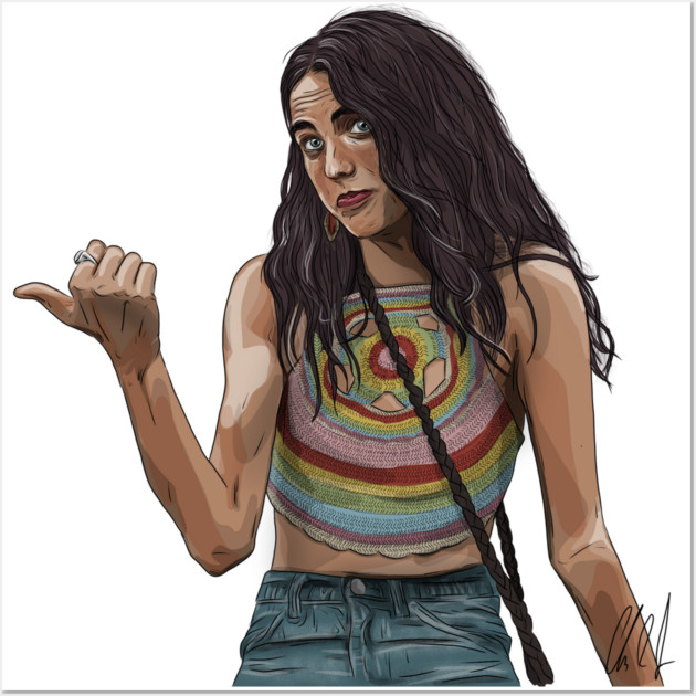 Once Upon a Time in Hollywood: Hitchhiking to the Ranch Wall Art by 51Deesigns