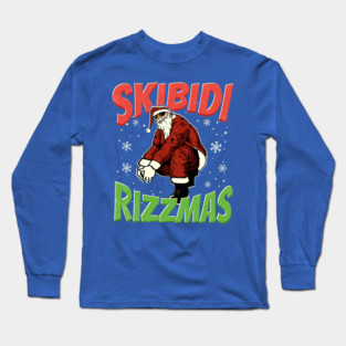 Skibidi rizzmas Long Sleeve T-Shirt