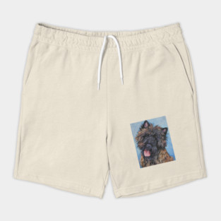 Cairn Terrier Fine Art Painting Shorts