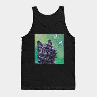 Cairn Terrier Fine Art Painting Tank Top