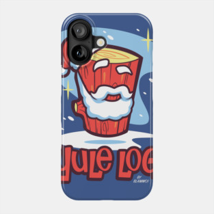 Yule Log by Blammo! Phone Case