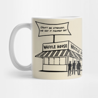 Waffle house t-shirt Mug