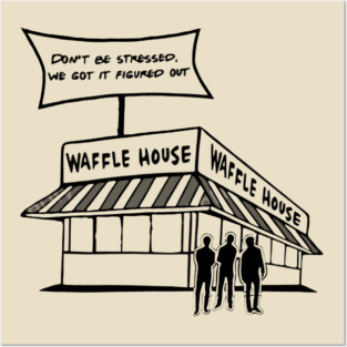Waffle house t-shirt Posters and Art
