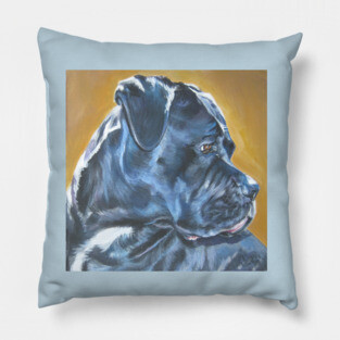 Cane Corso Fine Art Painting Pillow