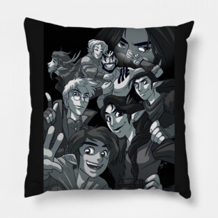 The Gang's All Here Pillow