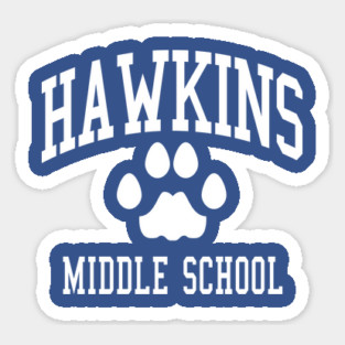 Hawkins Middle School Stranger things Sticker