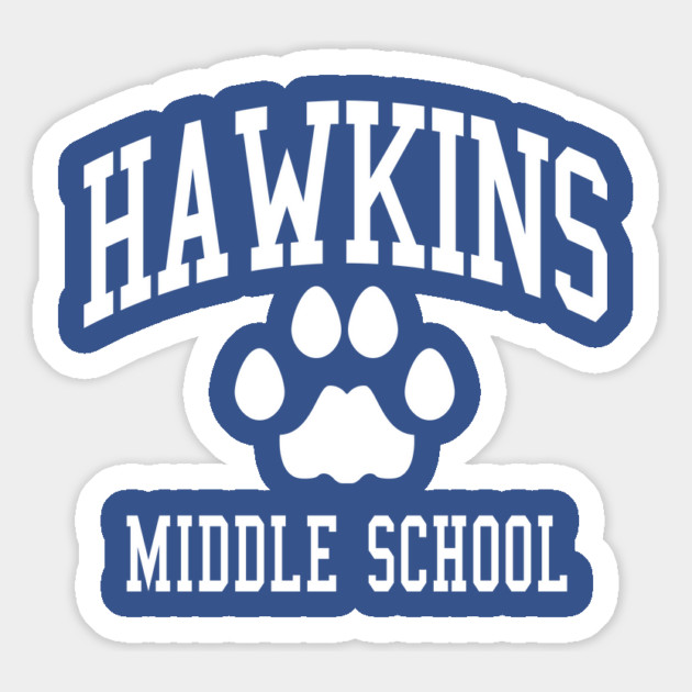Hawkins Middle School Stranger things Magnet by stayfrostybro
