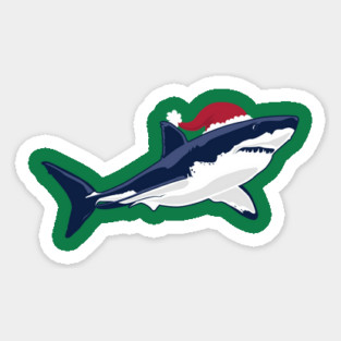 Santa Shark Baby Shark Sticker
