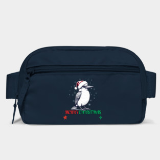 Merry Christmas kookaburras, Australian Bird Bag