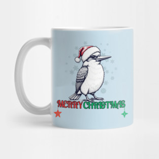 Merry Christmas kookaburras, Australian Bird Mug