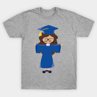Latina Girl, Graduation Girl, Cute Girl, Eyeglasses T-Shirt