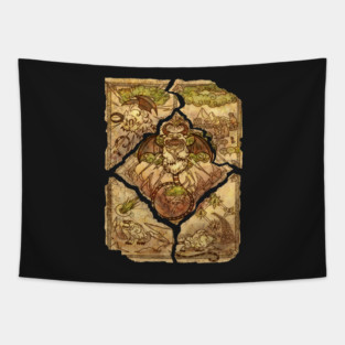 Gruffy Legend Tapestry