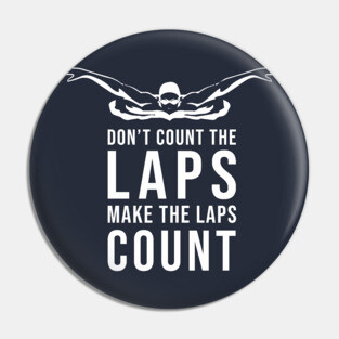 Swimming Motivation Pin