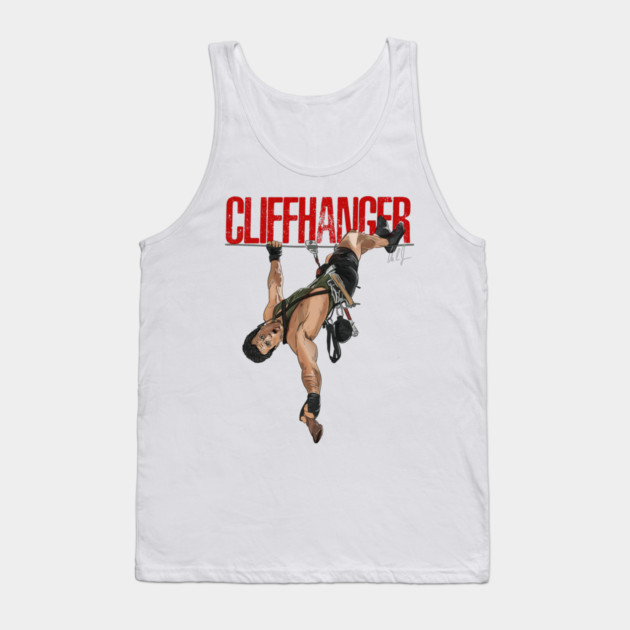 Cliffhanger: Hang In There Tank Top by 51Deesigns