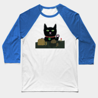 Yule Cat Baseball T-Shirt
