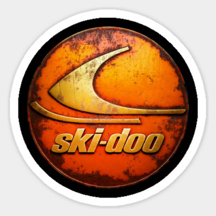 Vintage ski doo Sticker